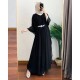 gamis kaftan shabira hitam