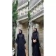 gamis silk set outer berukat