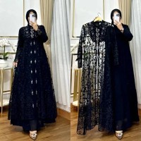 gamis asmara set outer berukat