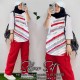 setelan 17 agustus putihsilver