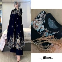 Setelan long tunik raisa onset