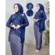 kebaya setelan melati navy