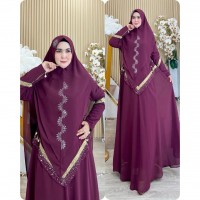 gamis syar'i pitabesar maron