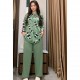 baju oval setelan lengan 3/4