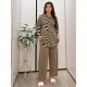 baju oval setelan lengan 3/4