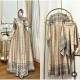 gamis khalisa silver silk set