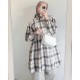 baju atasan tunik flanel