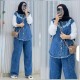 setelan soft jeans bordir
