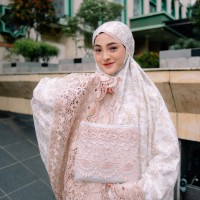 mukena prana katun foil premiun