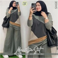 setelan knit maritsa set dres