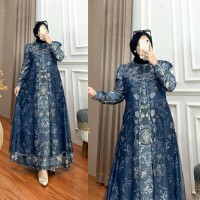 gamis savira armany silk dress