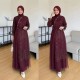 gamis mahira velvet dress
