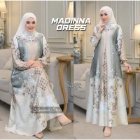 gamis madinna silk dress premium