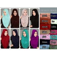 Hijab Hijab/Jilbab Instant Arabian Hoodie KD4952